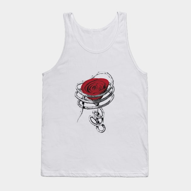 protected rose Tank Top by bamieh84